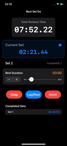 RestSetGo screenshot