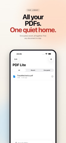 PDF Lite: PDF Editor & Reader iPhone screenshot