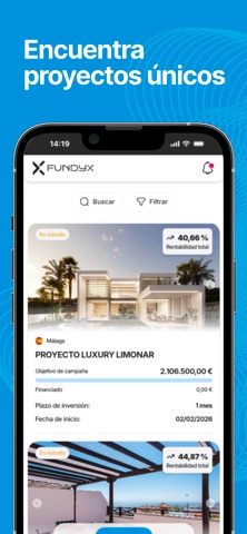 FUNDYX: Invierte en inmuebles screenshot