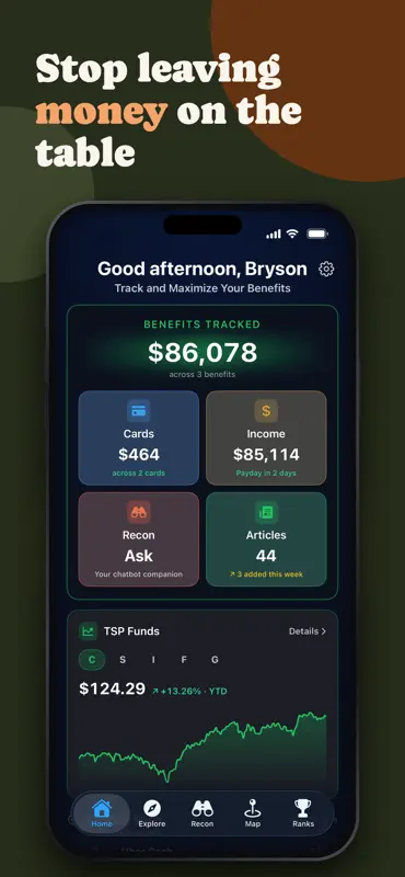 Military Benefits App screenshot 3 of 3