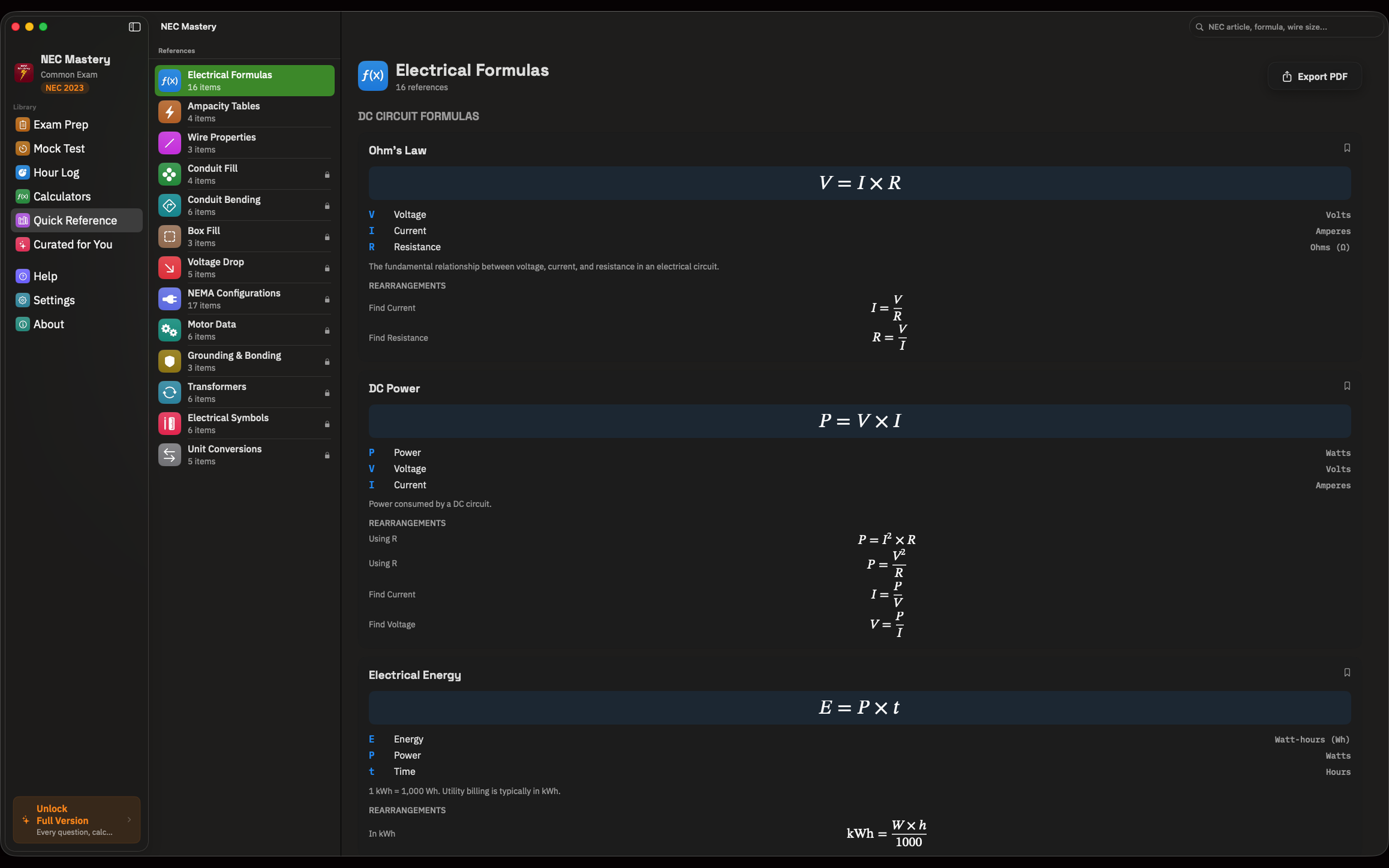 NEC Mastery screenshot 23