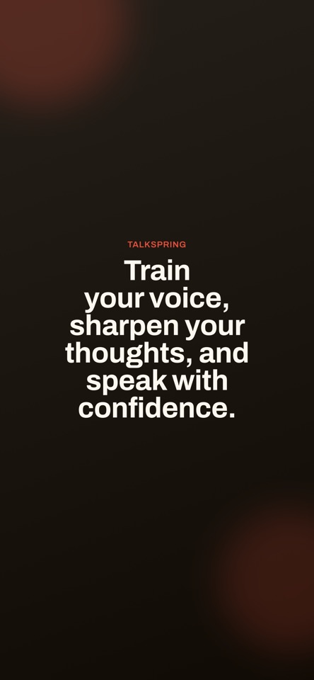 Talkspring: Speech Coach screenshot 1
