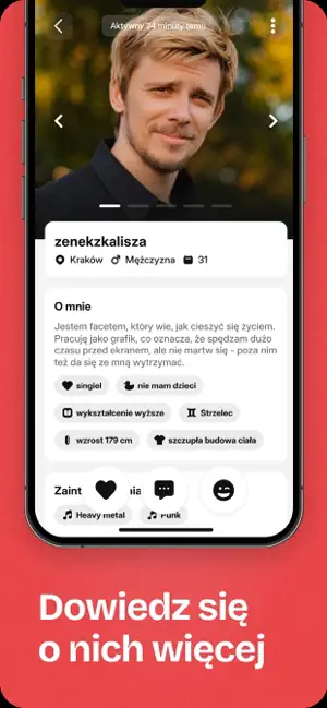 Sympatia - randki, flirt, czat screenshot 2