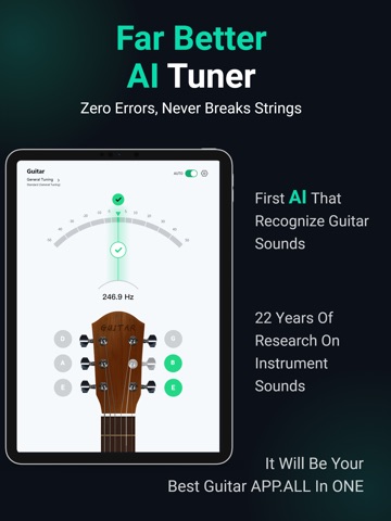 Guitar Tuner - TunerMate iPad screenshot