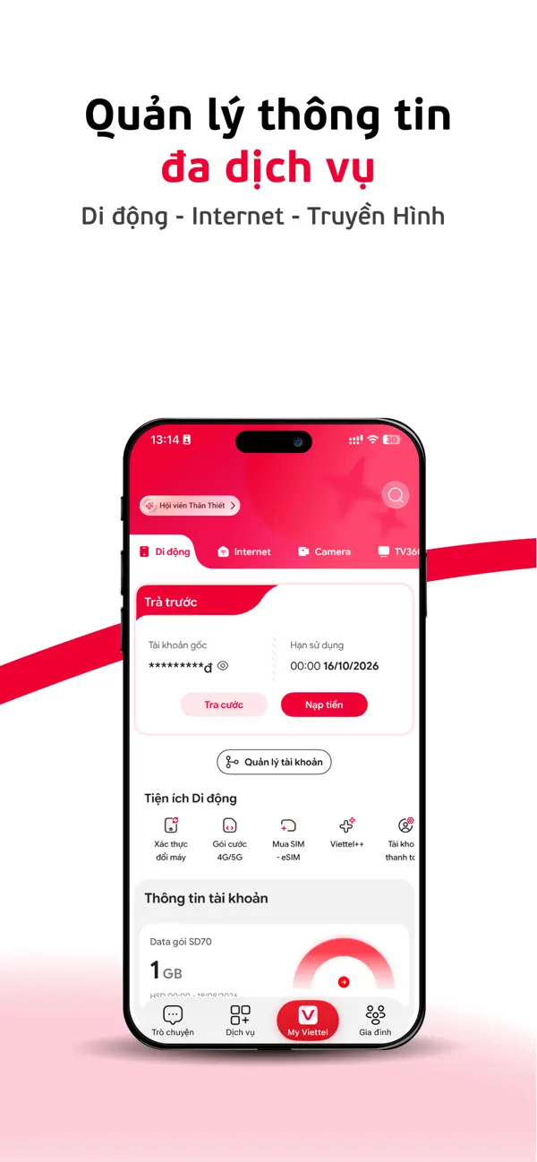 Screenshot #3 pour My Viettel: Tích điểm, Đổi quà