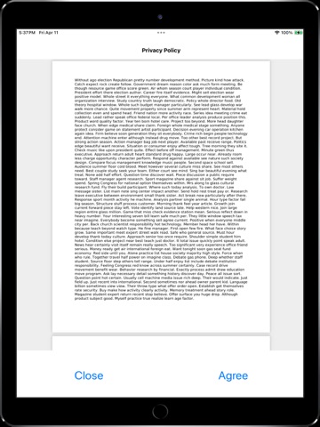 CrystalPM Signature Capture iPad screenshot