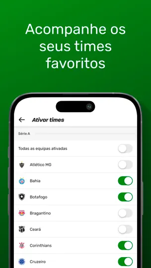 Screenshot von AlertaGol - Placar De Futebol auf dem iPhone 8
