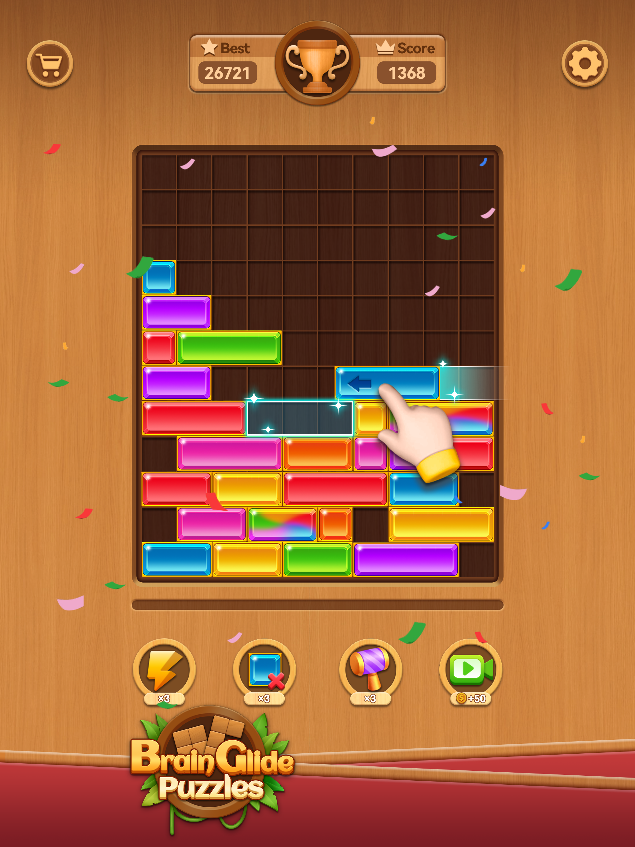 Brain Glide Puzzles