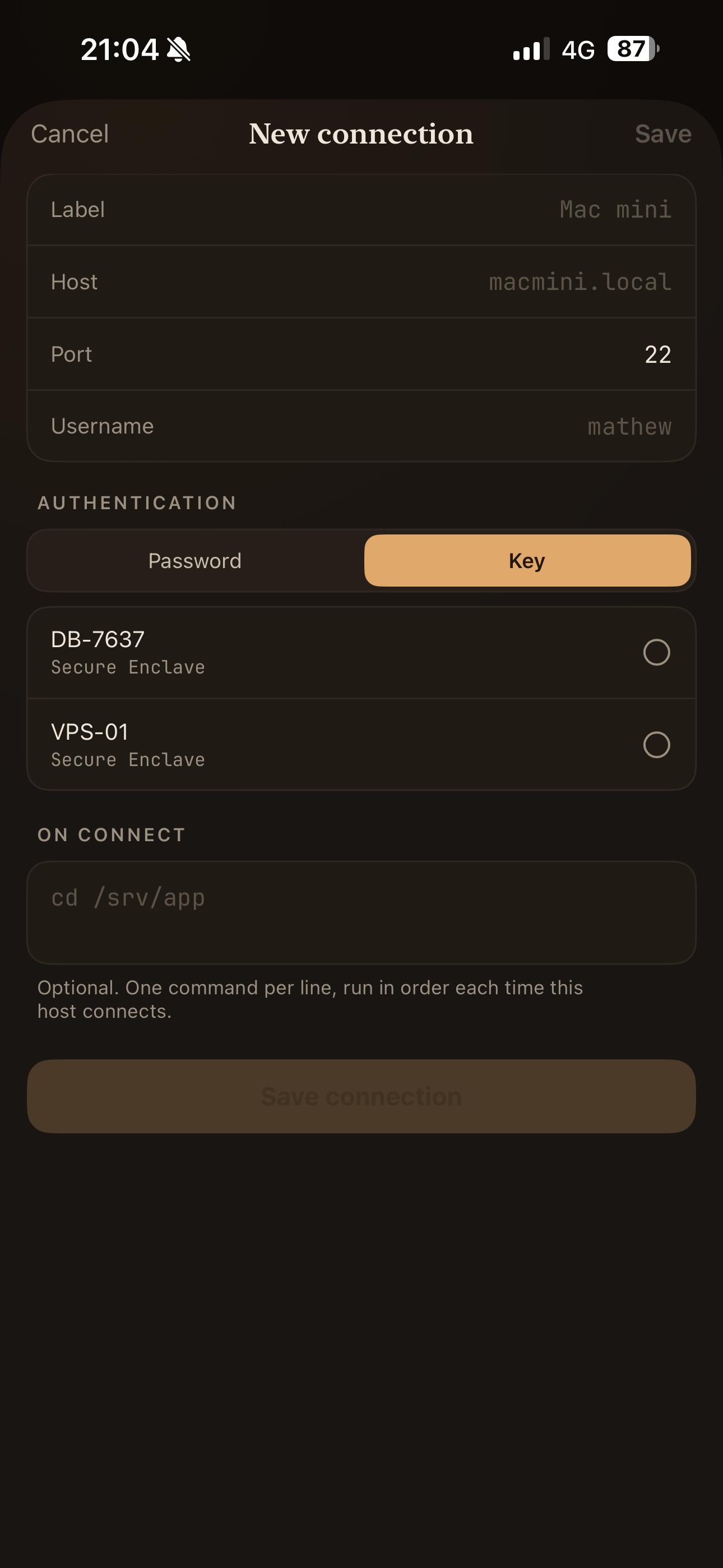 Outpost: SSH Client screenshot 3