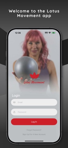 Lotus Movement app screenshot