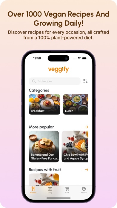 Veggify | Vegan Recipes Screenshot