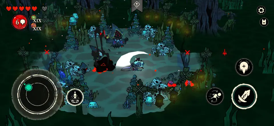 Captura de pantalla de Cult Of The Lamb en iPhone 1