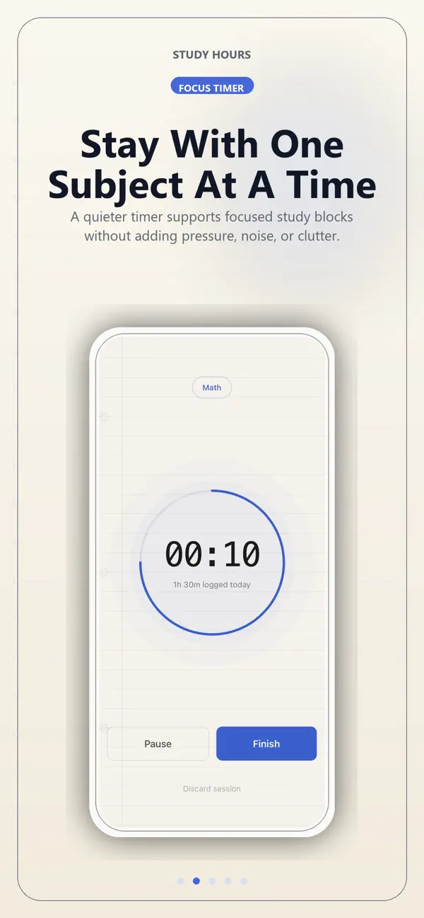 Screenshot #1 pour Study Hours