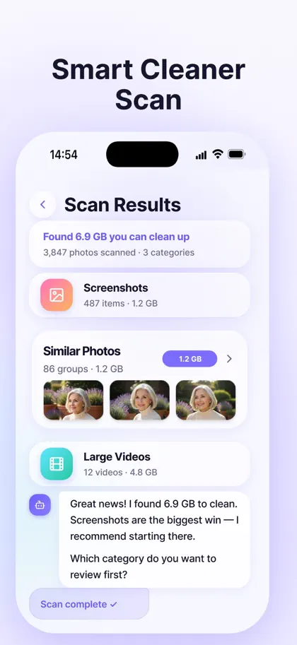 Clean Phone-AI Storage Cleaner ekran görüntüsü 4 / 6