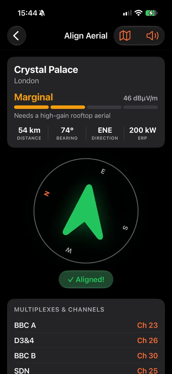 Screenshot #3 pour Aerial Aligner: Freeview UK