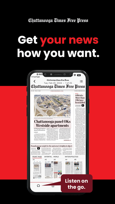 Times Free Press Screenshot