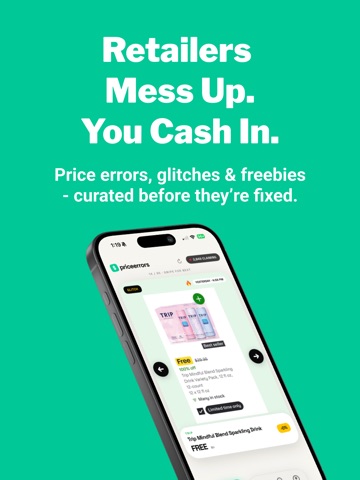 priceerrors - Deals iPad screenshot