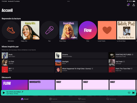 Screenshot #4 pour Deezer: Musique & Podcast