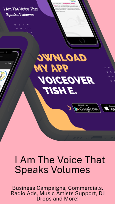 VoiceOver Tish E. Screenshot