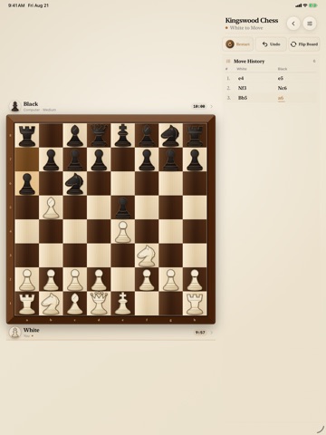 Kingswood Chess iPad screenshot