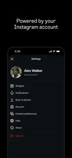Instants, an Instagram app screenshot 6