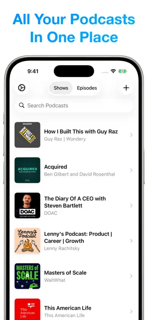 Podcast Parrot screenshot 1