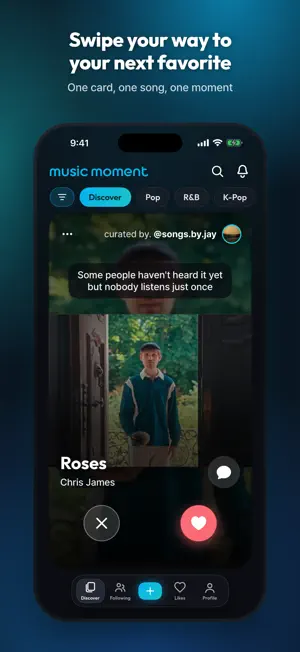 music moment: social music app screenshot 3