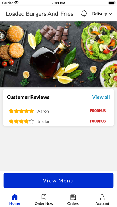 Loaded Burgers And Fries. Screenshot