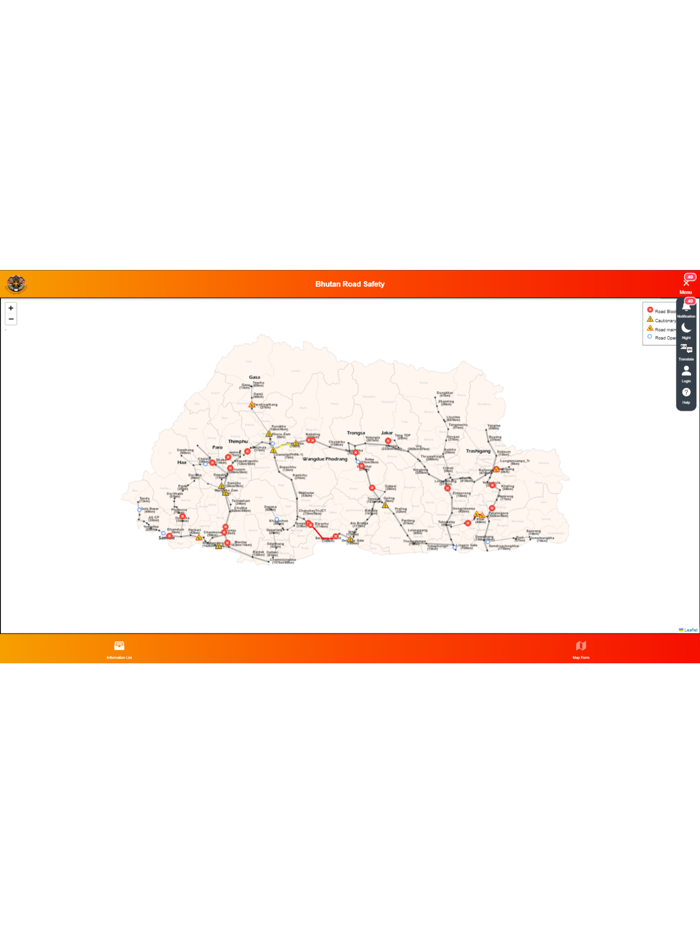 Bhutan RoadWatch App