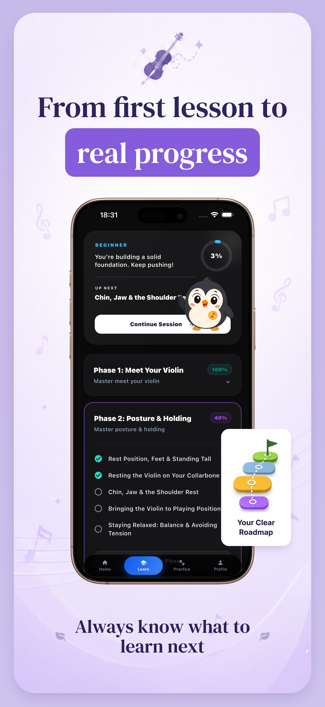 Learn Violin: Lessons & Tuner screenshot 3