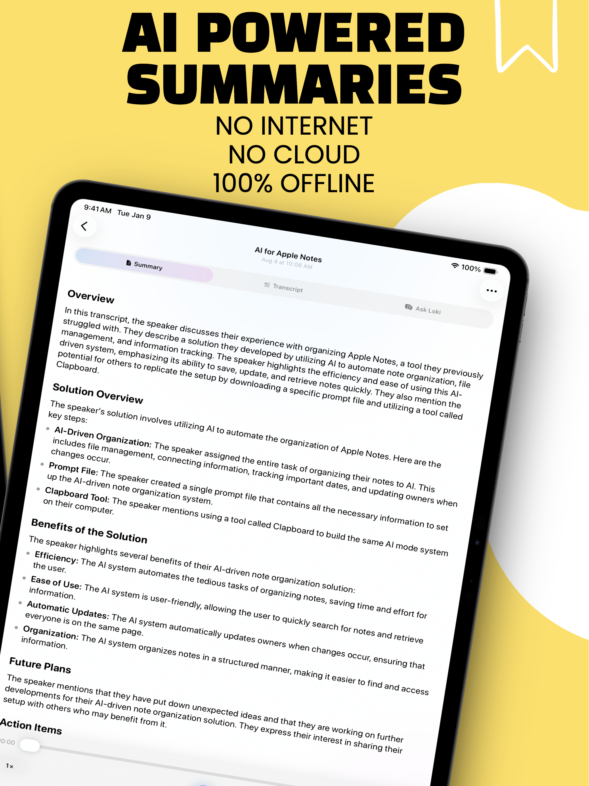 AI Note Taker: Loki Notes screenshot 8
