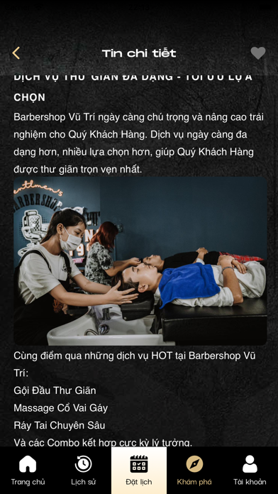 Barbershop VuTri Screenshot