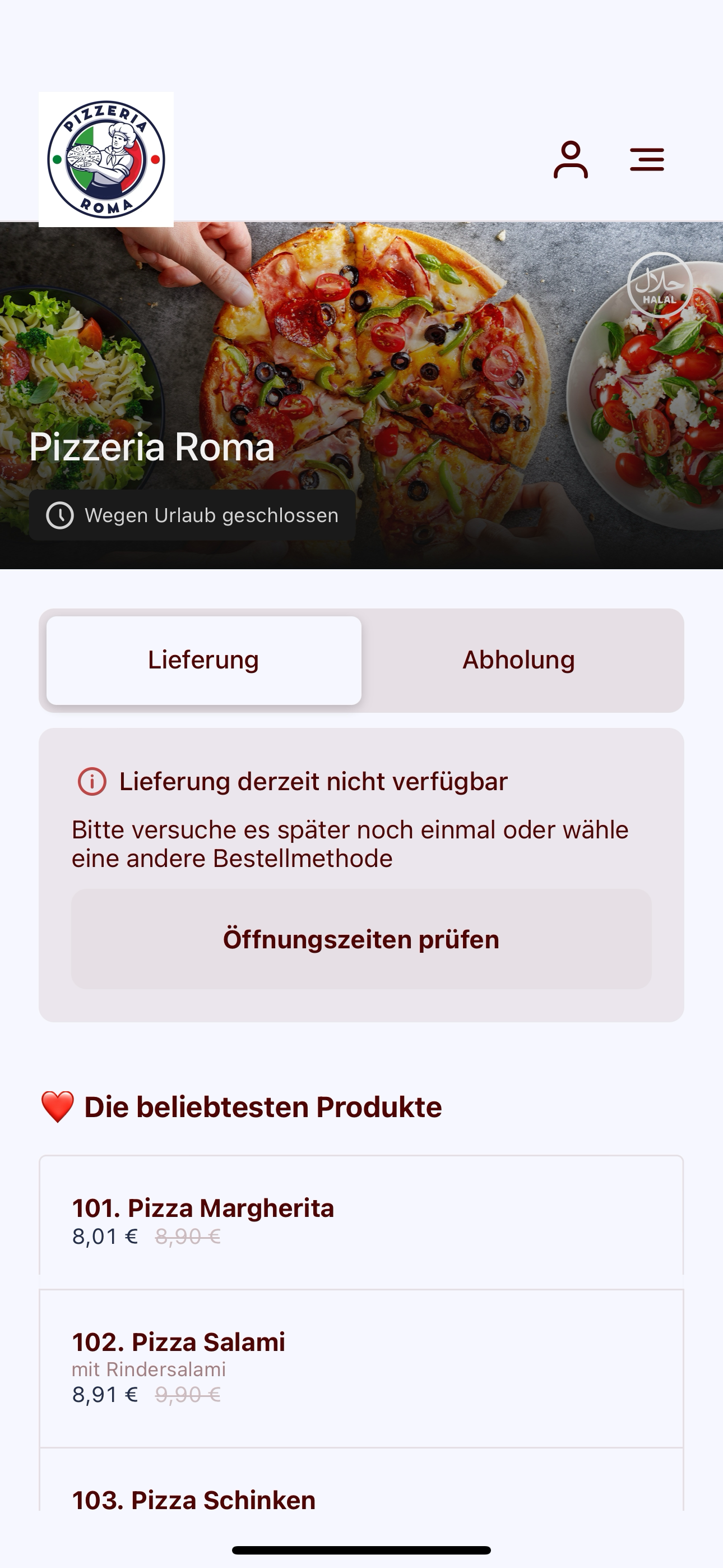 Pizzeria Roma Ingolstadt screenshot 3