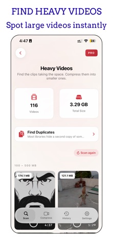 Video Compressor: VidQing Screenshot 3 of 6
