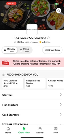 Kos Greek Souvlakerie screenshot