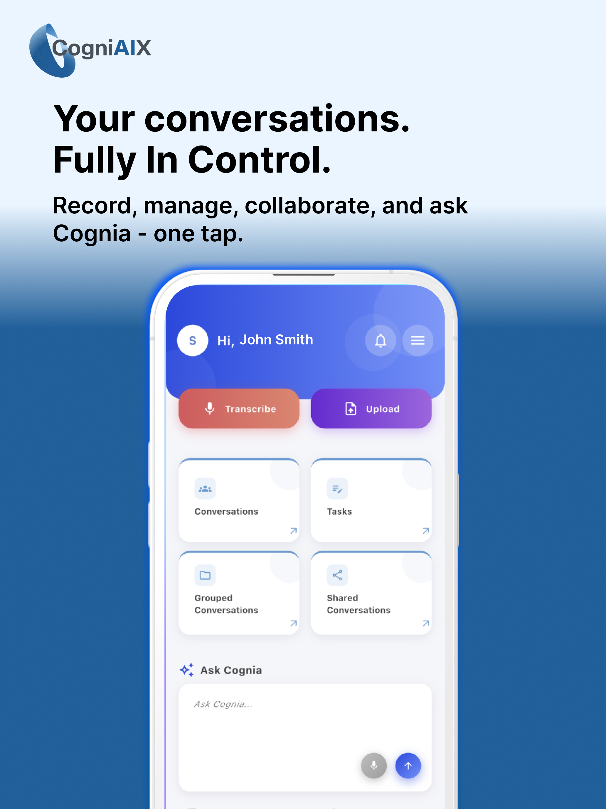 CogniAIX: Voice AI & Insights
