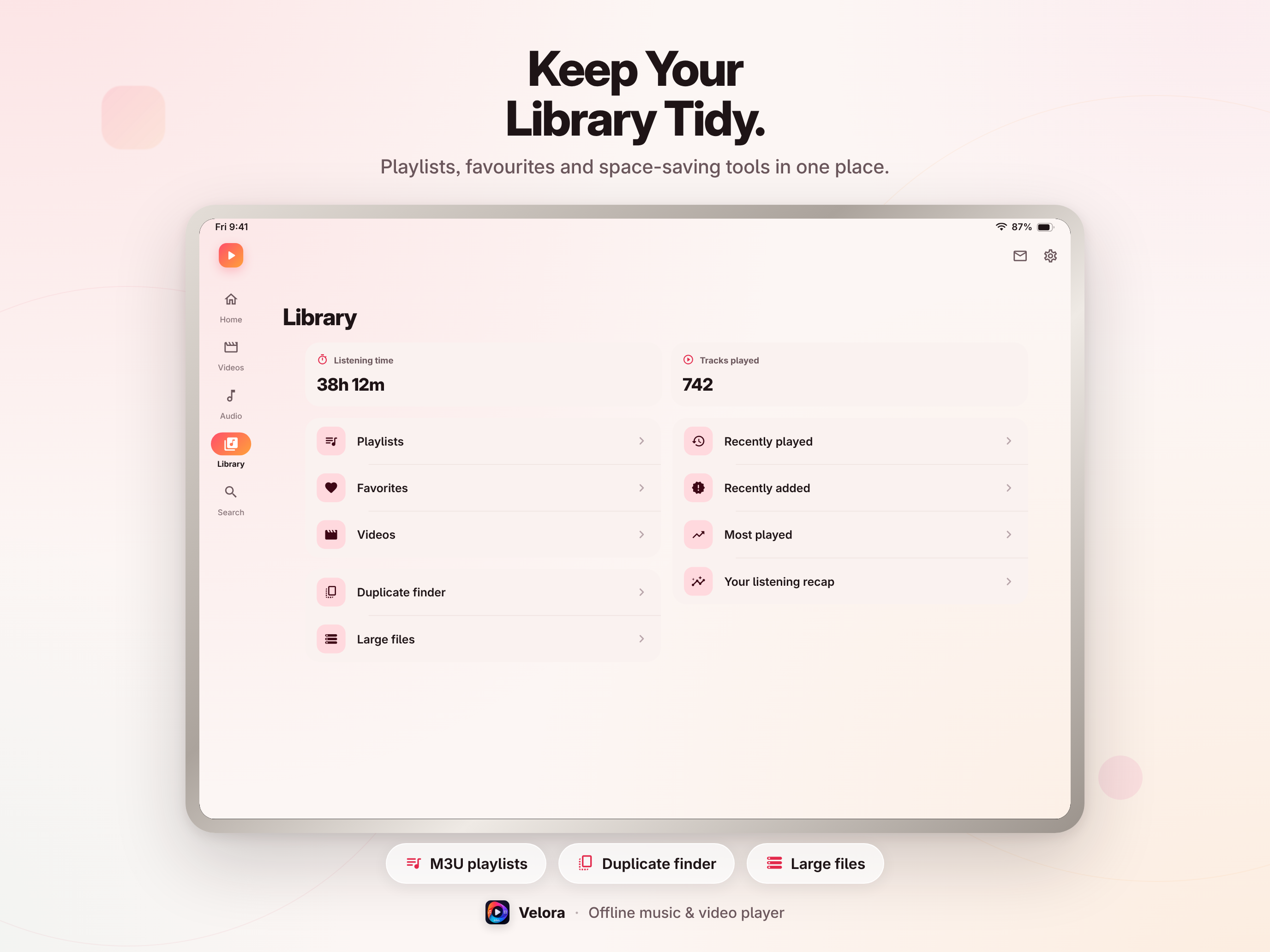 Velora Player: Video & Audio screenshot 15