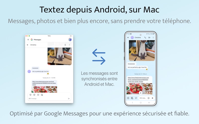 Screenshot #1 pour Texty pour Google Messages