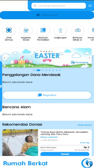 Rumah Berkat - Donasi Daring Screenshot