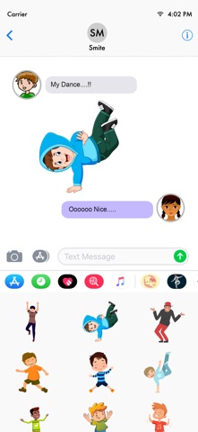Super Dancing Boy Emojis Screenshot 1 of 4