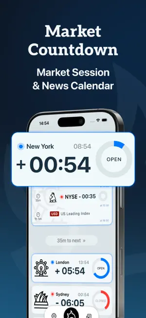 Market Countdown Times & News screenshot 1