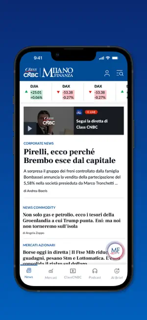 Milano Finanza - Class CNBC iPhone screenshot 2