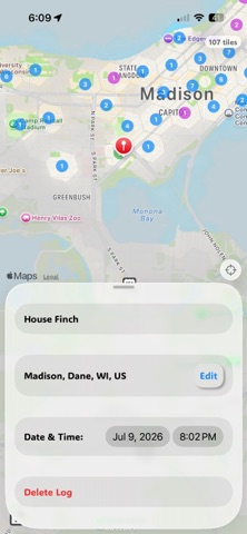 Magpie - birding app iPhone screenshot