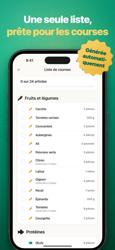 Planificateur Repas LumaMeal screenshot 5 of 5