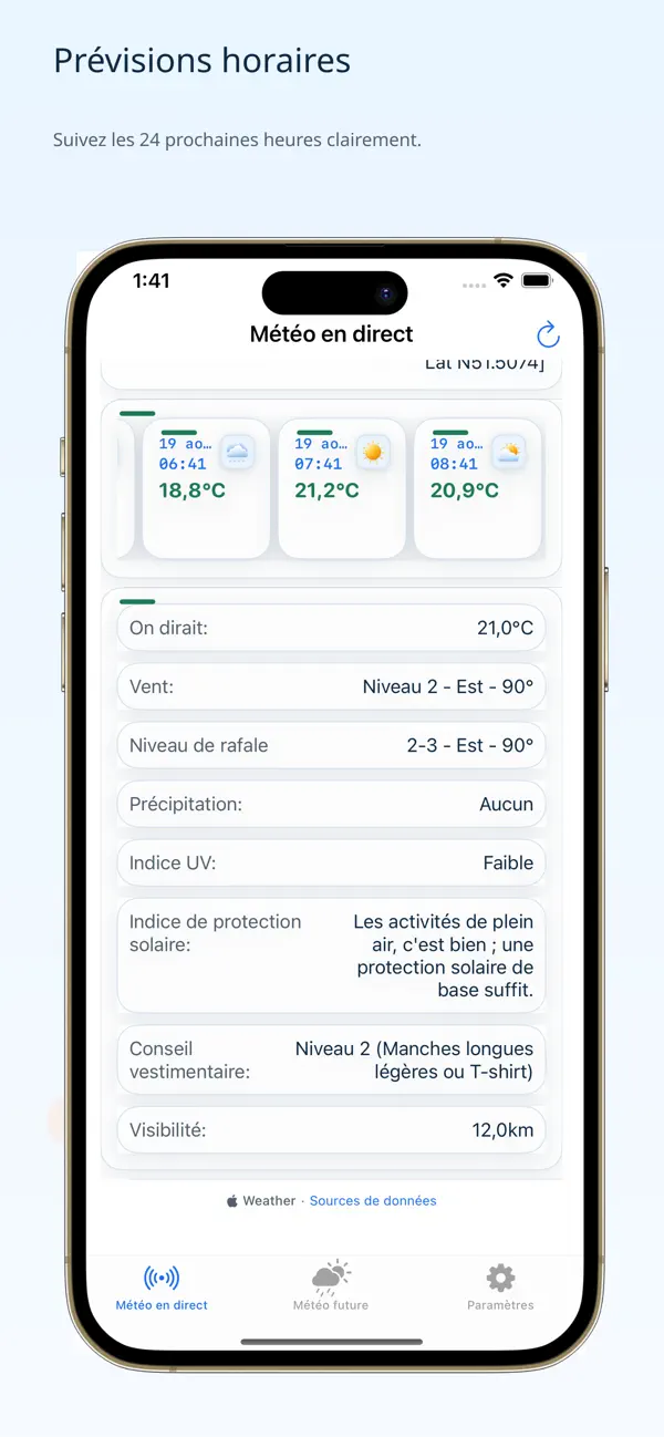 Screenshot #2 pour Weather Trace
