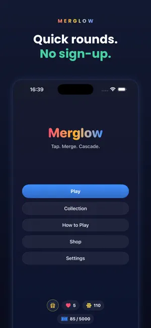 Merglow: Color Merge Puzzle screenshot 3