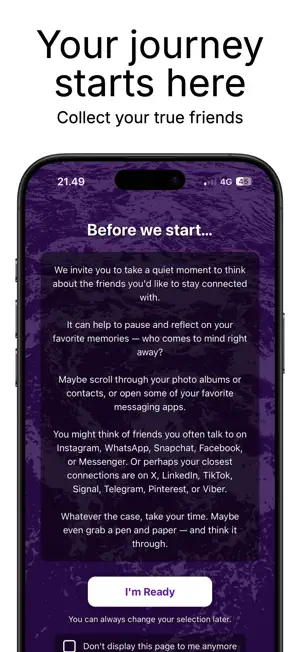 Friendo – Stay in Touch screenshot 1