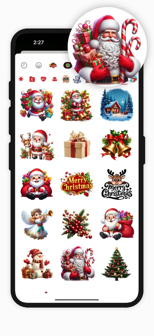 Screenshot #3 pour Christmas Emotions GIF