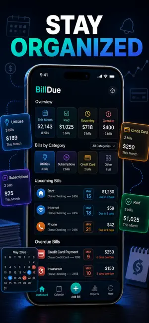 Bill Reminder: Due Dates screenshot 3