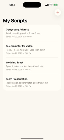 Teleprompter & Prompter Video screenshot